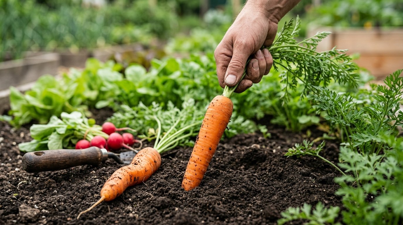 erfahren Sie, warum Karotten krumm wachsen und wie Sie mit der richtigen Bodenvorbereitung und Düngung eine erfolgreiche Gemüseernte sichern
